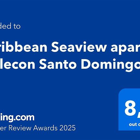 Caribbean Seaview Apart Malecon Santo Domingo Ngoại thất bức ảnh